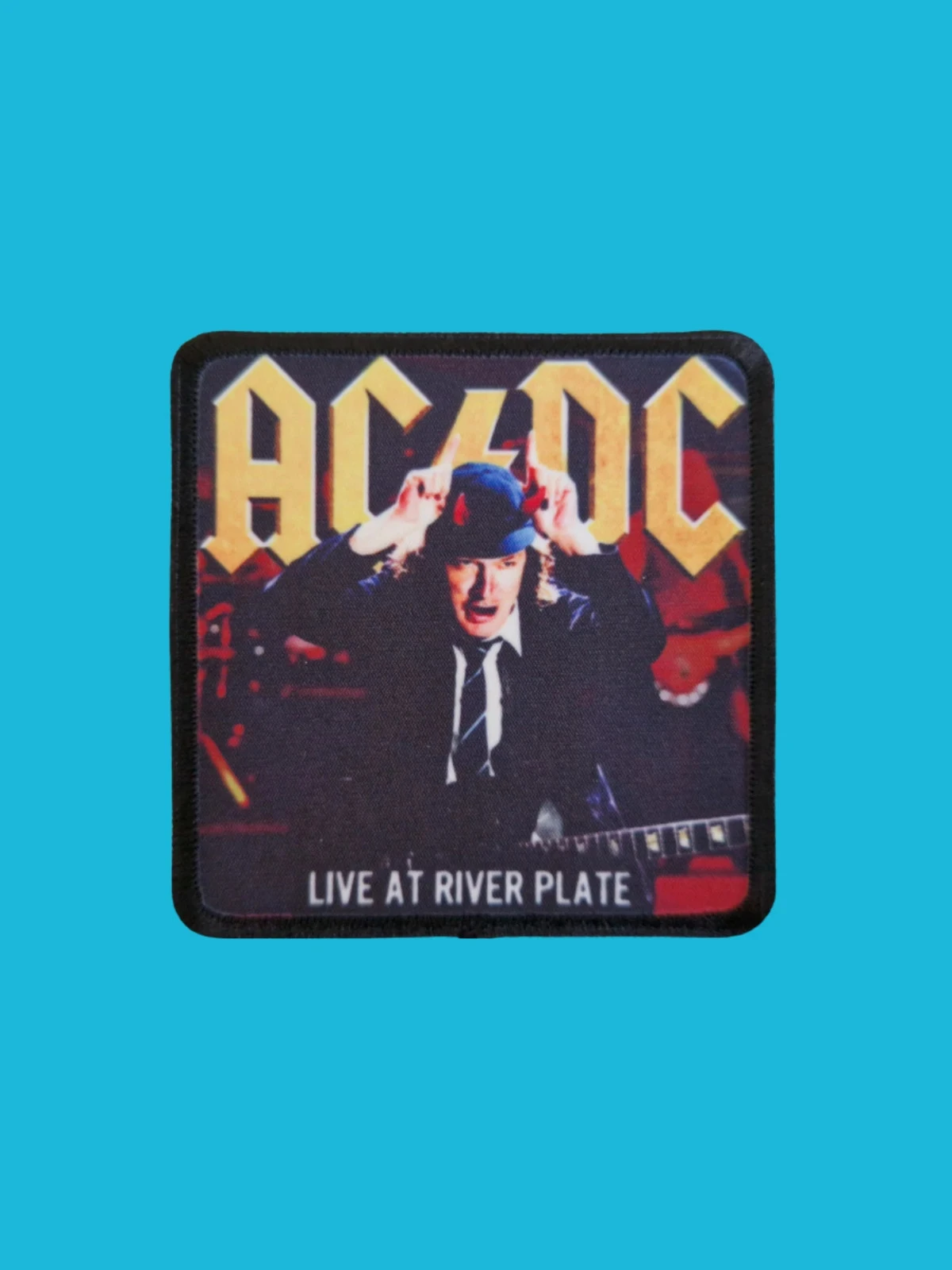 Patch AC/DC - Live at River Plate - Imprimé - Carré de 7,5 x 7,5 centimètres